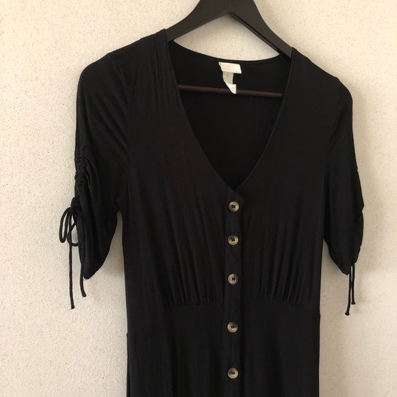 H&M Black buttoned up dress - Picture 6 of 12